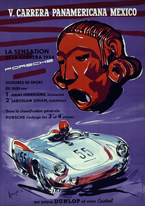 Vintažinis lenktynių plakatas „Kyalami · Audi · 1945“ – vintažinis lenktynių plakatas | Framein