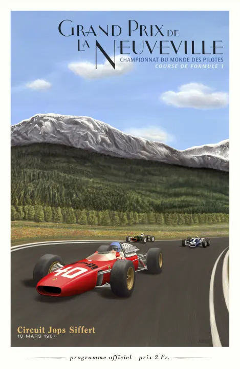 Vintažinis lenktynių plakatas „Nürburgring · Shadow · 1927“ – vintažinis lenktynių plakatas | Framein