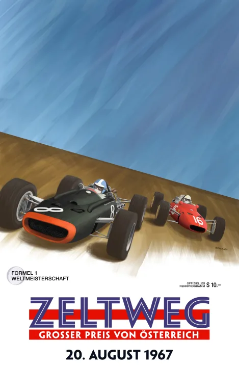 Vintažinis lenktynių plakatas „Indianapolis 500 · BRM · 1929“ – vintažinis lenktynių plakatas | Framein
