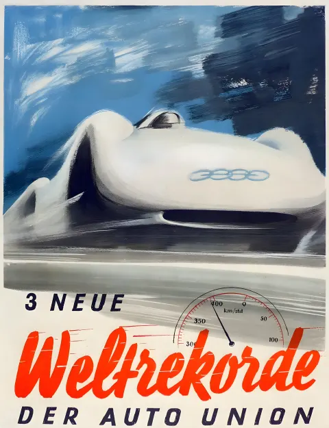 Vintažinis lenktynių plakatas „Austrian Grand Prix · Ferrari · 1965“ – vintažinis lenktynių plakatas | Framein