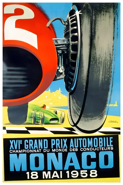 Vintažinis lenktynių plakatas „Carrera Panamericana · Matra · 1953“ – vintažinis lenktynių plakatas | Framein