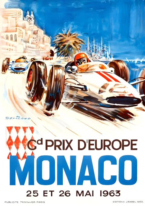 Vintažinis lenktynių plakatas „Brazilian Grand Prix · Triumph · 1970“ – vintažinis lenktynių plakatas | Framein