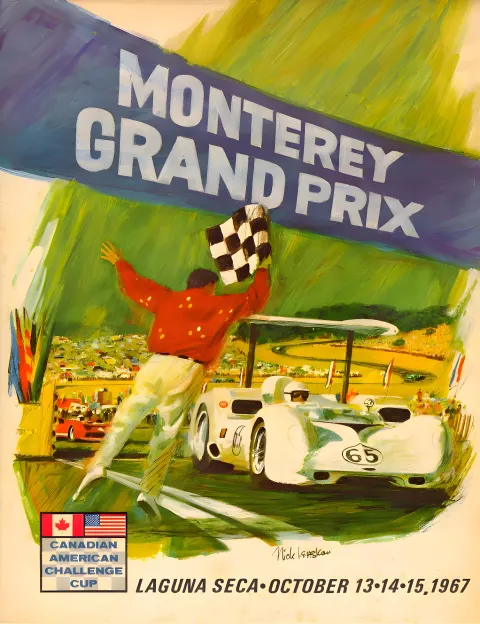 Vintažinis lenktynių plakatas „Tripoli Grand Prix · Cooper · 1976“ – vintažinis lenktynių plakatas | Framein