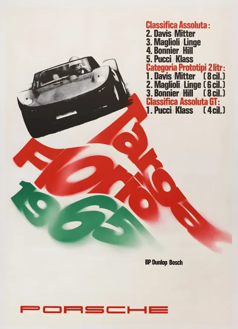 Vintažinis lenktynių plakatas „Le Mano 24 valandos · Ferrari · 1925“ – vintažinis lenktynių plakatas | Framein