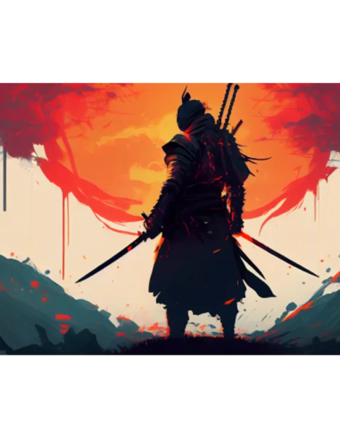 Plakatas „Nutapytas Samurajus 2“ – anime plakatas | Framein