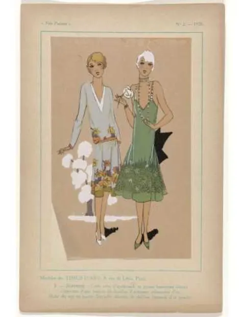 Mados plakatas „Vintažinė mada, Très Parisien 1926 1“ – mados plakatas | Framein