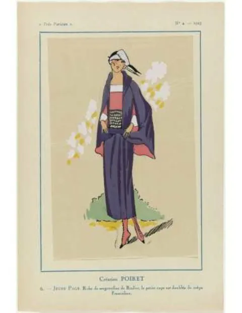 Mados plakatas „Vintažinė mada, Très Parisien 1923 1“ – mados plakatas | Framein