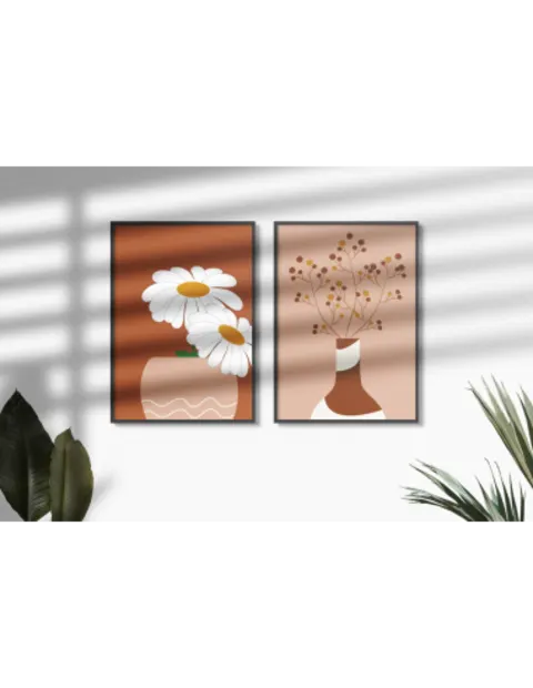 Paveikslas „Gėlės vazoje“ – botanikos plakatas | Framein