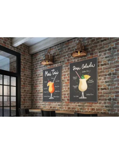 Plakatas „Kokteilis Mai Tai 2“ – virtuvės plakatas | Framein