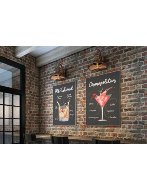 Plakatas „Kokteilis Long Island“ – virtuvės plakatas | Framein