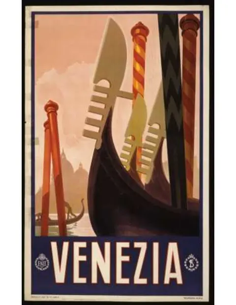 Plakatas „Italija Venecija 2“ – kelionių plakatas | Framein