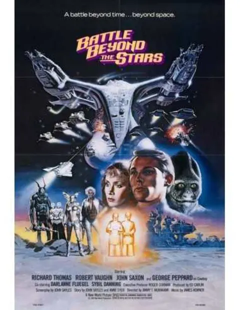 80-ųjų filmo „Mūšis už žvaigždžių“ plakatas – 80-ųjų filmo plakatas | Framein
