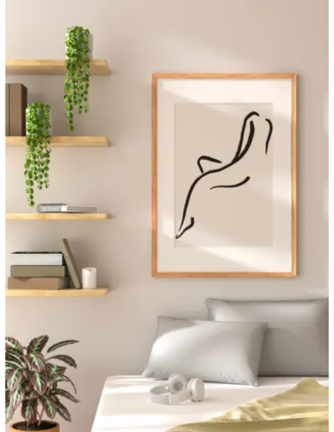 Minimalistinis plakatas „Kūnas“ – minimalistinis plakatas | Framein