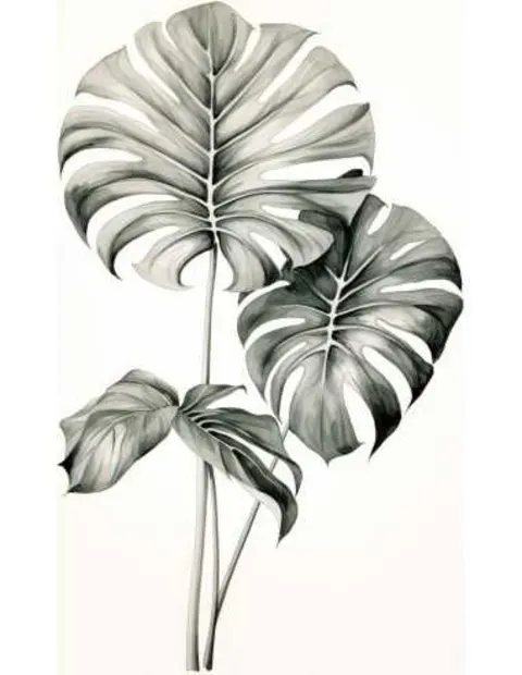 Minimalistinis plakatas „Monstera“ – minimalistinis plakatas | Framein