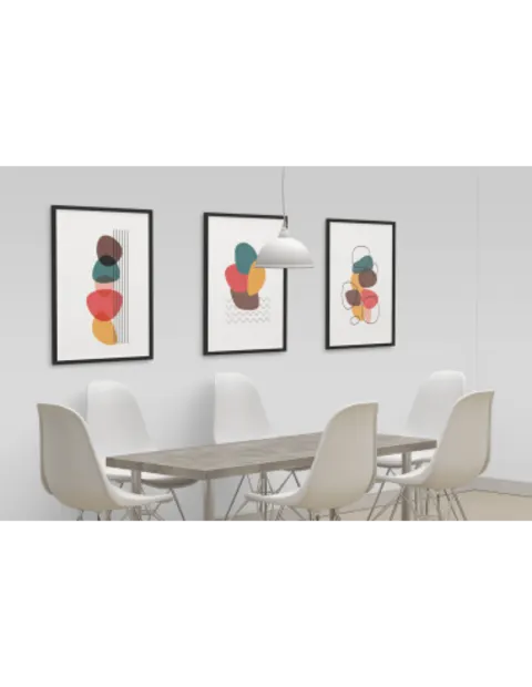 Paveikslas „Bauhaus Spalvos 4“ – meno plakatas | Framein