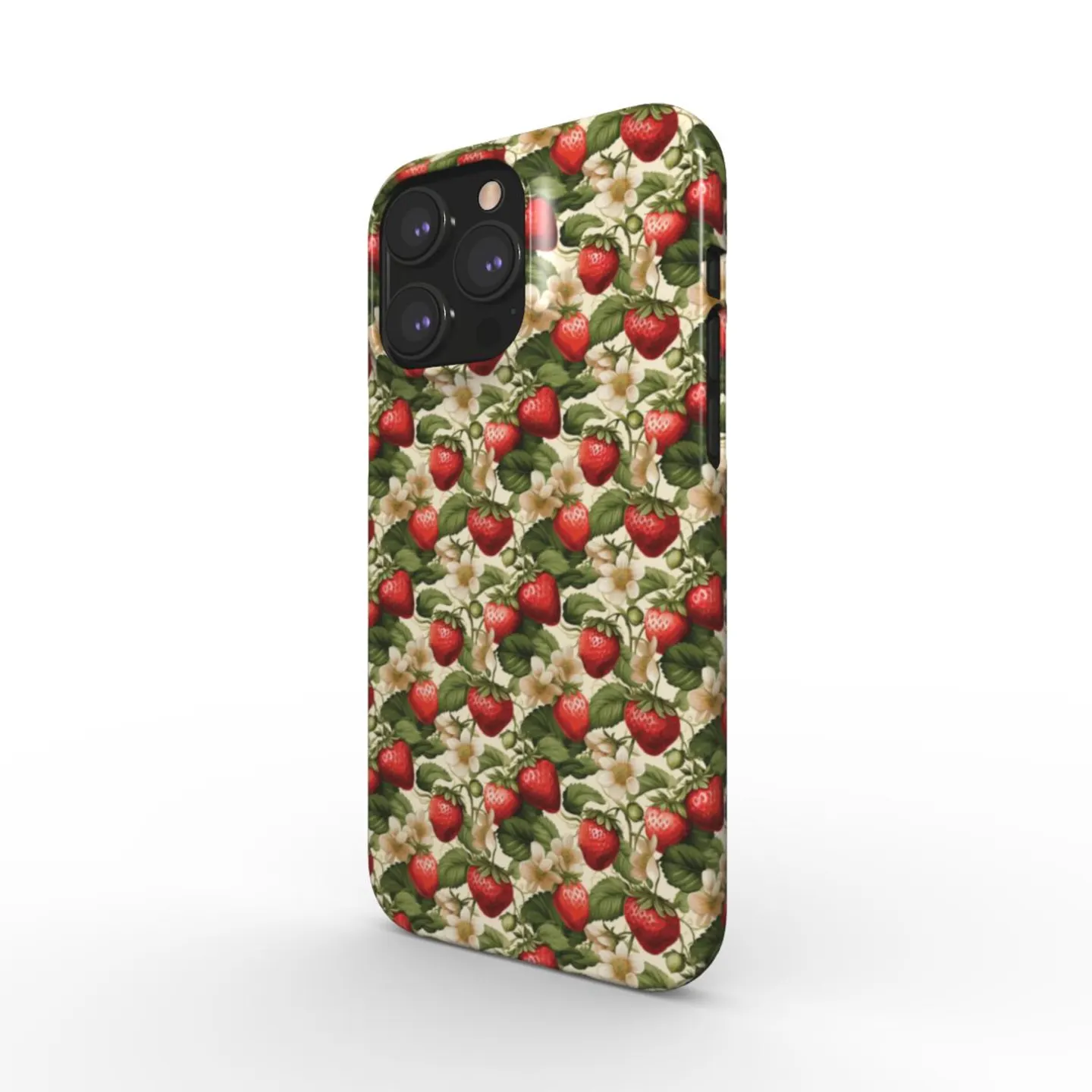 Blühende Erdbeeren