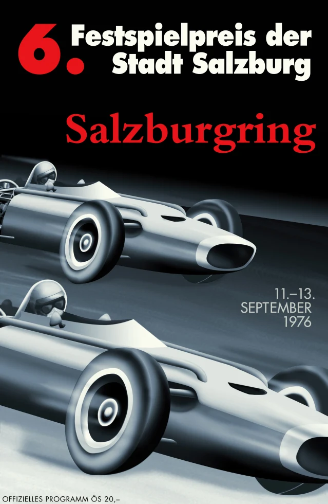Vintažinis lenktynių plakatas „Italian Grand Prix · Aston Martin · 1961“ – vintažinis lenktynių plakatas | Framein