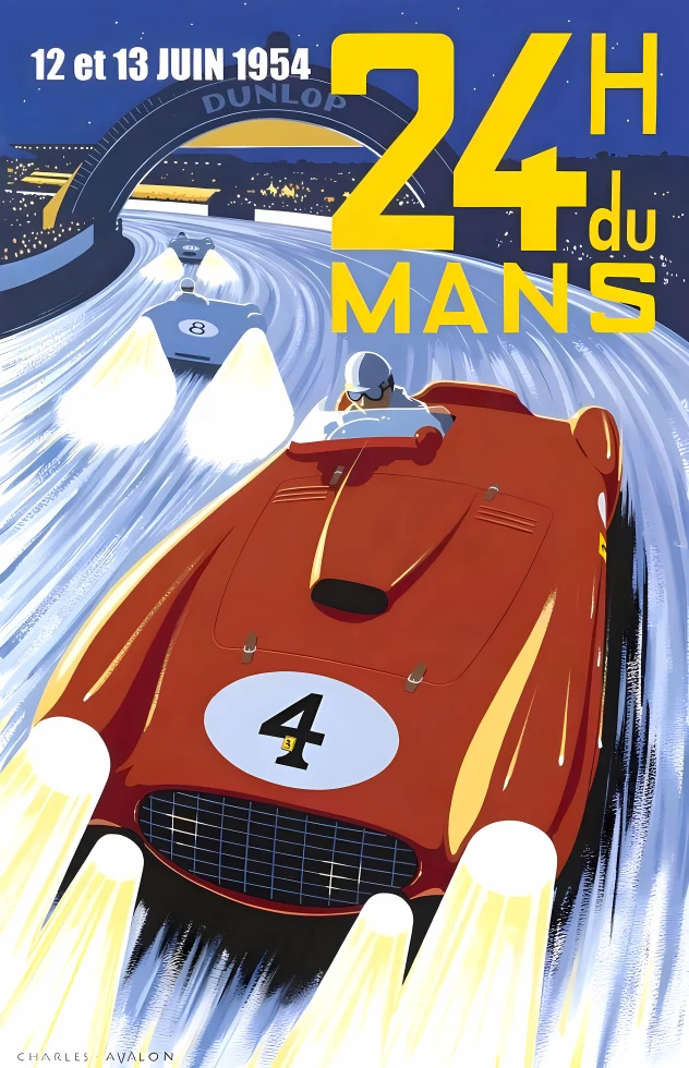 Vintažinis lenktynių plakatas „Vanderbilt Cup · Aston Martin · 1981“ – vintažinis lenktynių plakatas | Framein