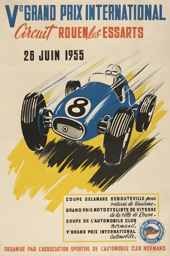 Vintažinis lenktynių plakatas „Zandvoort · Surtees · 1941“ – vintažinis lenktynių plakatas | Framein