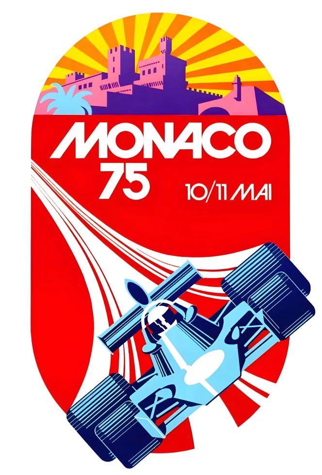 Vintažinis lenktynių plakatas „Tour de France Auto · March · 1954“ – vintažinis lenktynių plakatas | Framein
