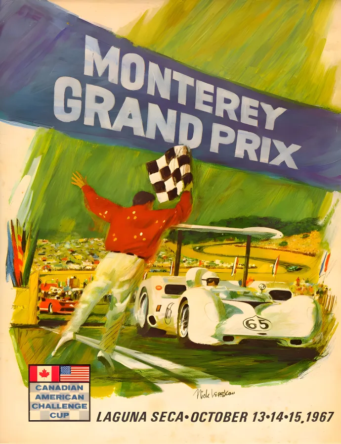 Vintažinis lenktynių plakatas „Tripoli Grand Prix · Cooper · 1976“ – vintažinis lenktynių plakatas | Framein
