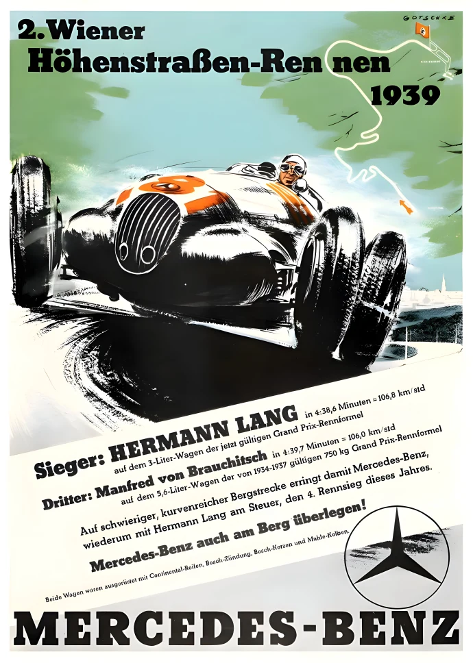Vintažinis lenktynių plakatas „Vanderbilt Cup · Ligier · 1980“ – vintažinis lenktynių plakatas | Framein