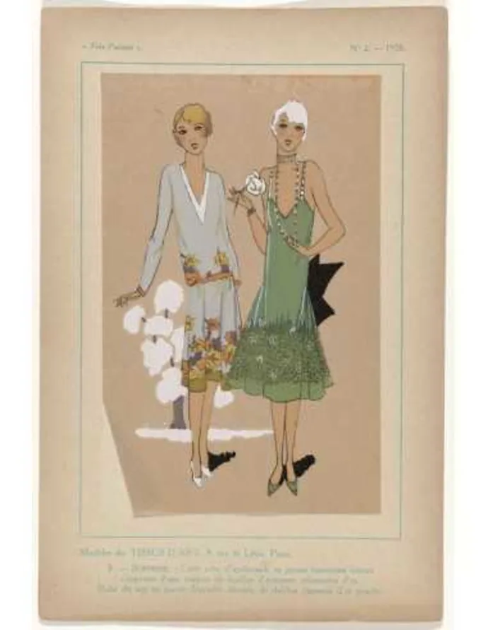 Mados plakatas „Vintažinė mada, Très Parisien 1926 1“ – mados plakatas | Framein – nuotrauka 1 iš 2