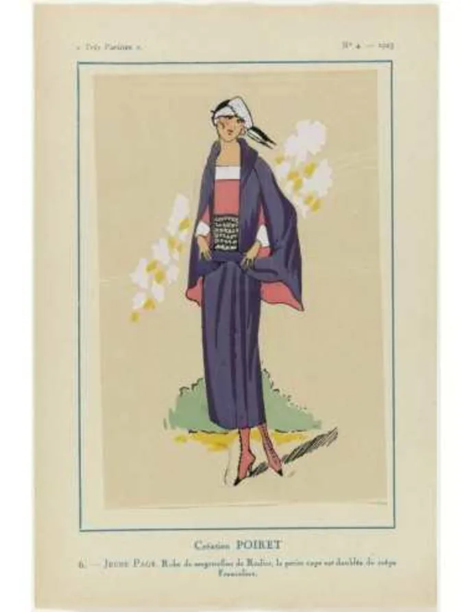 Mados plakatas „Vintažinė mada, Très Parisien 1923 1“ – mados plakatas | Framein – nuotrauka 1 iš 2