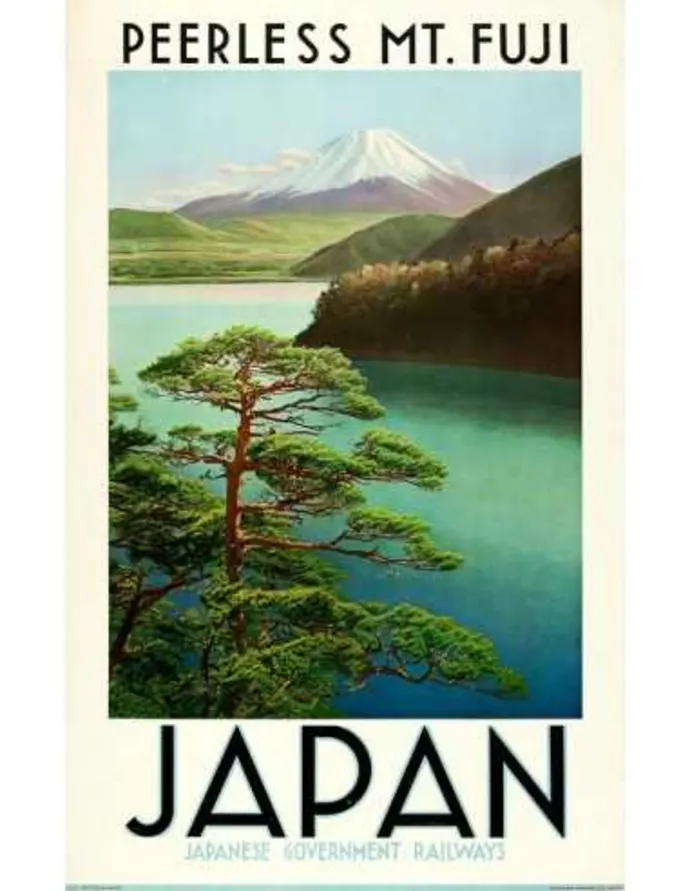 Plakatas „Japonija“ – kelionių plakatas | Framein – nuotrauka 1 iš 2