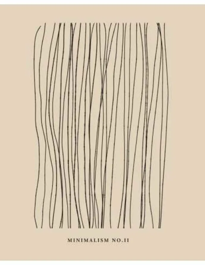 Minimalistinis plakatas „Menas 2“ – minimalistinis plakatas | Framein – nuotrauka 1 iš 2