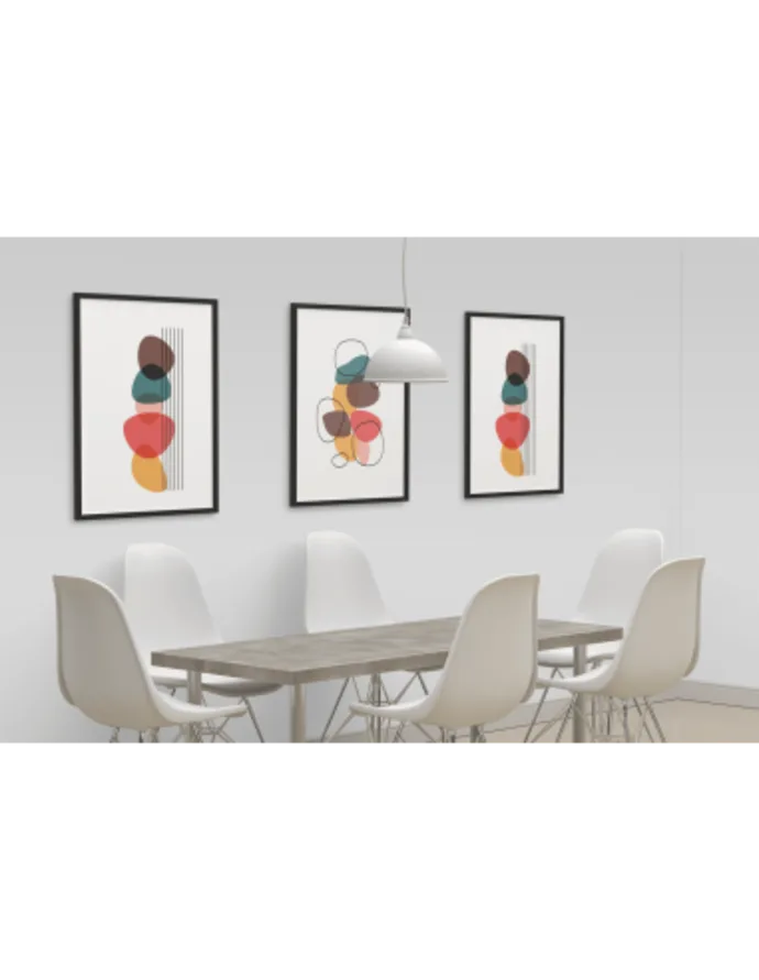 Paveikslas „Bauhaus Spalvos 2“ – meno plakatas | Framein – nuotrauka 1 iš 3