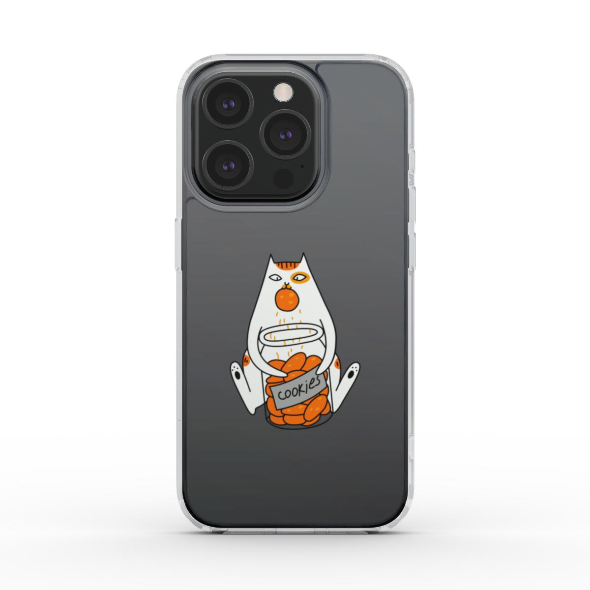 Katze mit Keksen