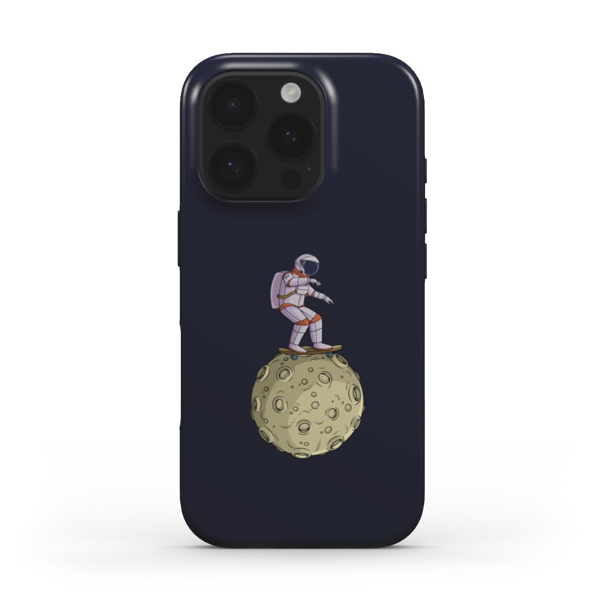 Astronaut mit Skateboard