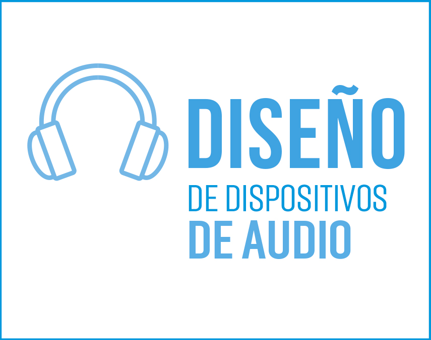 Banner sobre diseño de dispositivos de audio Banner sobre diseño de dispositivos de audio