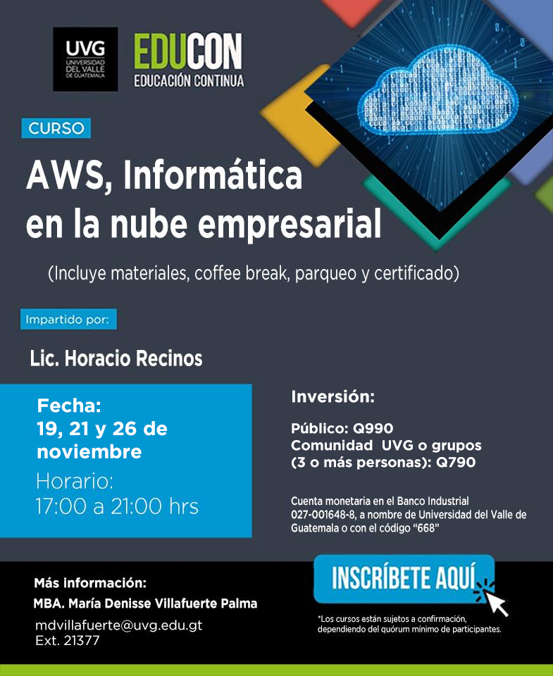 AWS, INFORMÁTICA EN LA NUBE EMPRESARIAL