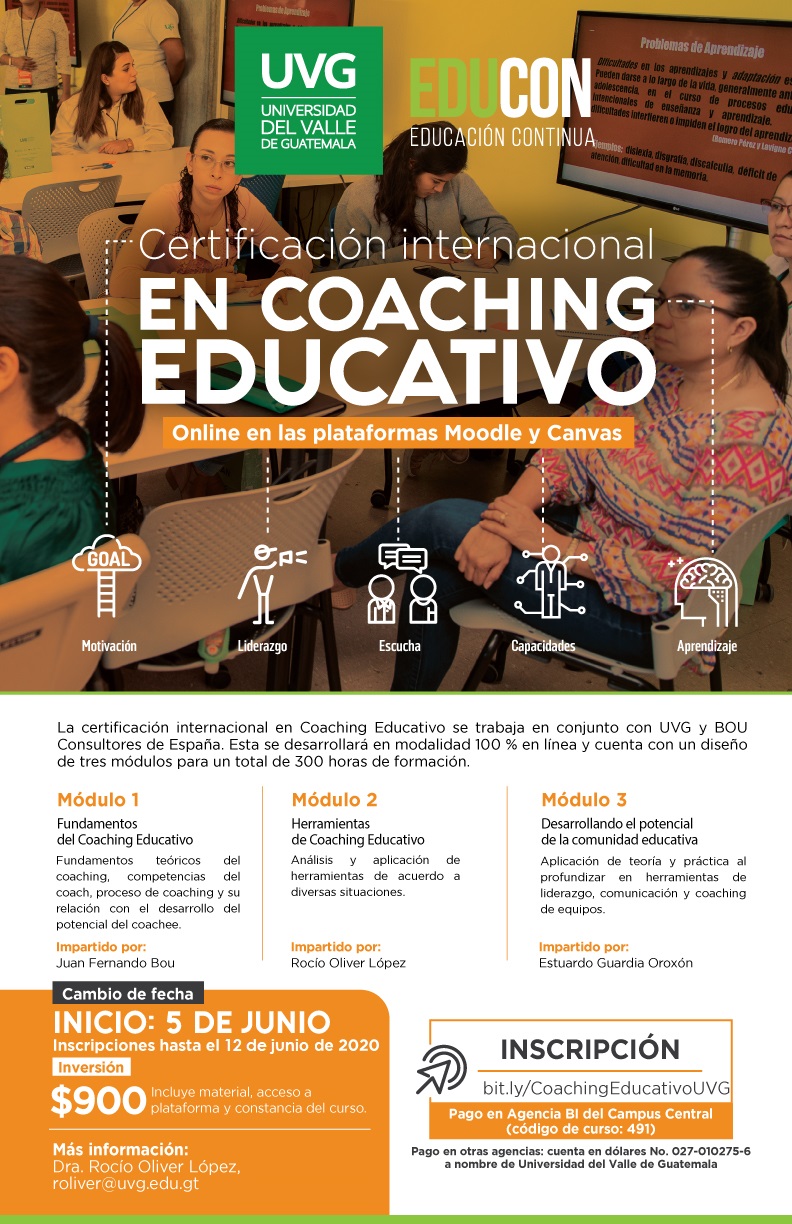CERTIFICACIÓN INTERNACIONAL EN COACHING EDUCATIVO