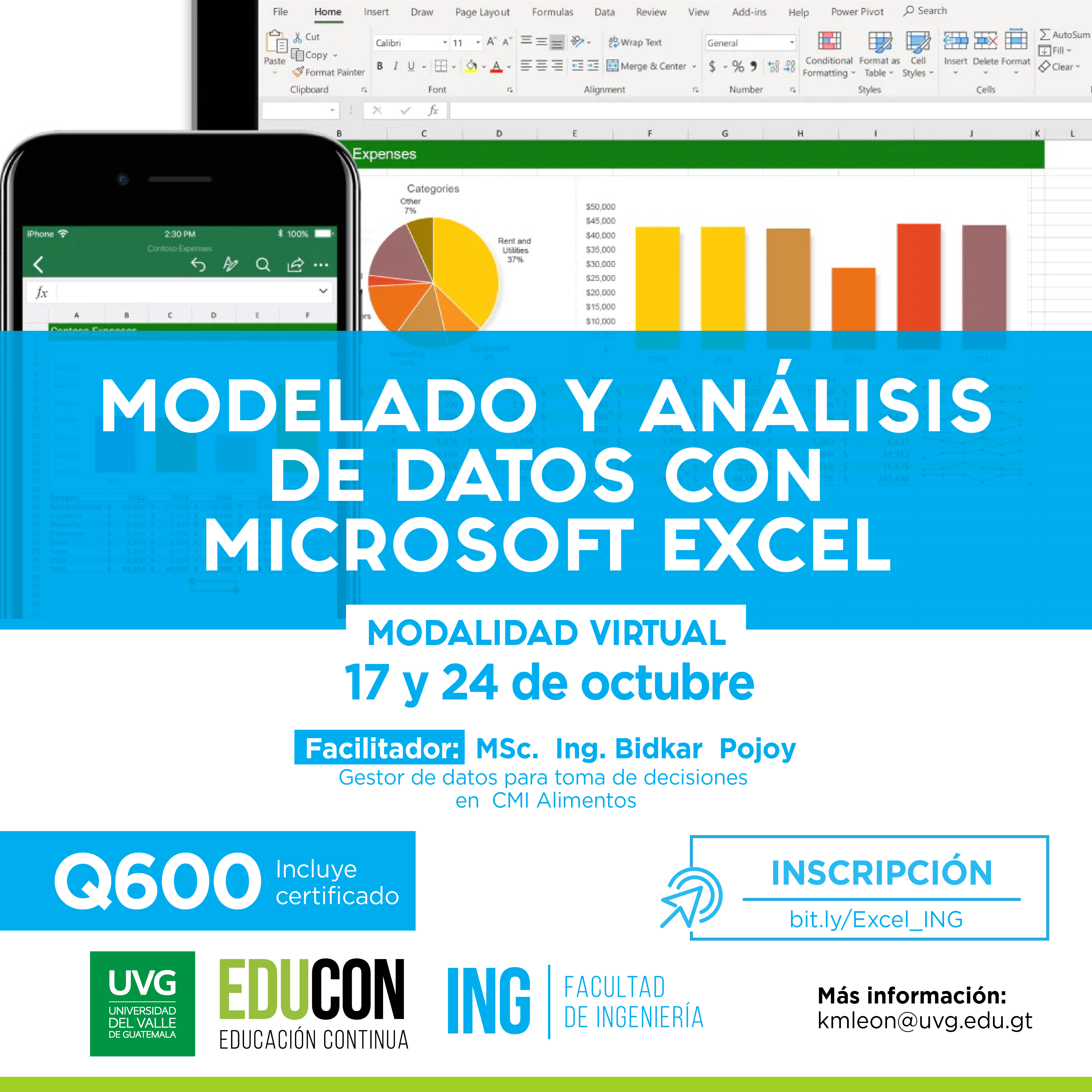 MODELADO Y ANÁLISIS DE DATOS CON MICROSOFT EXCEL