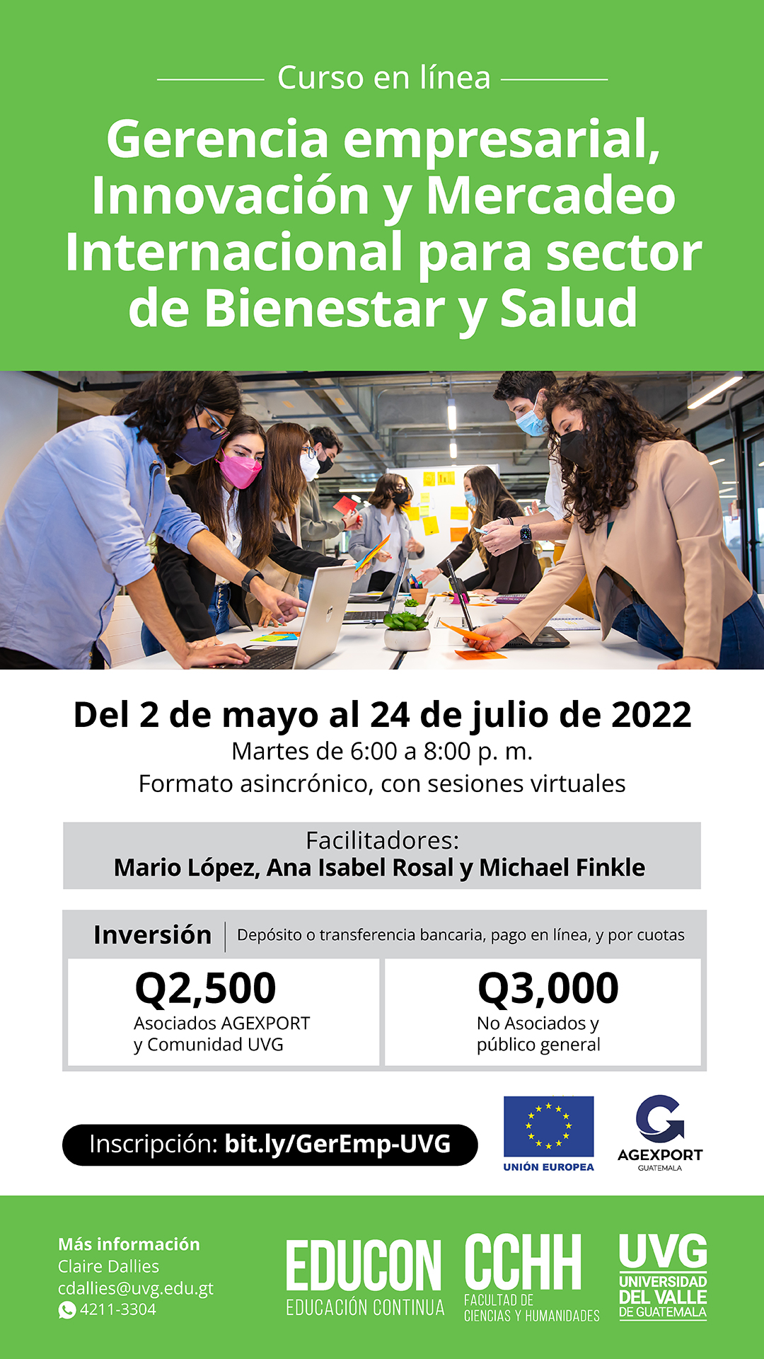 Gerencia Empresarial, Innovación y Mercadeo Internacional para Sector de Bienestar y Salud