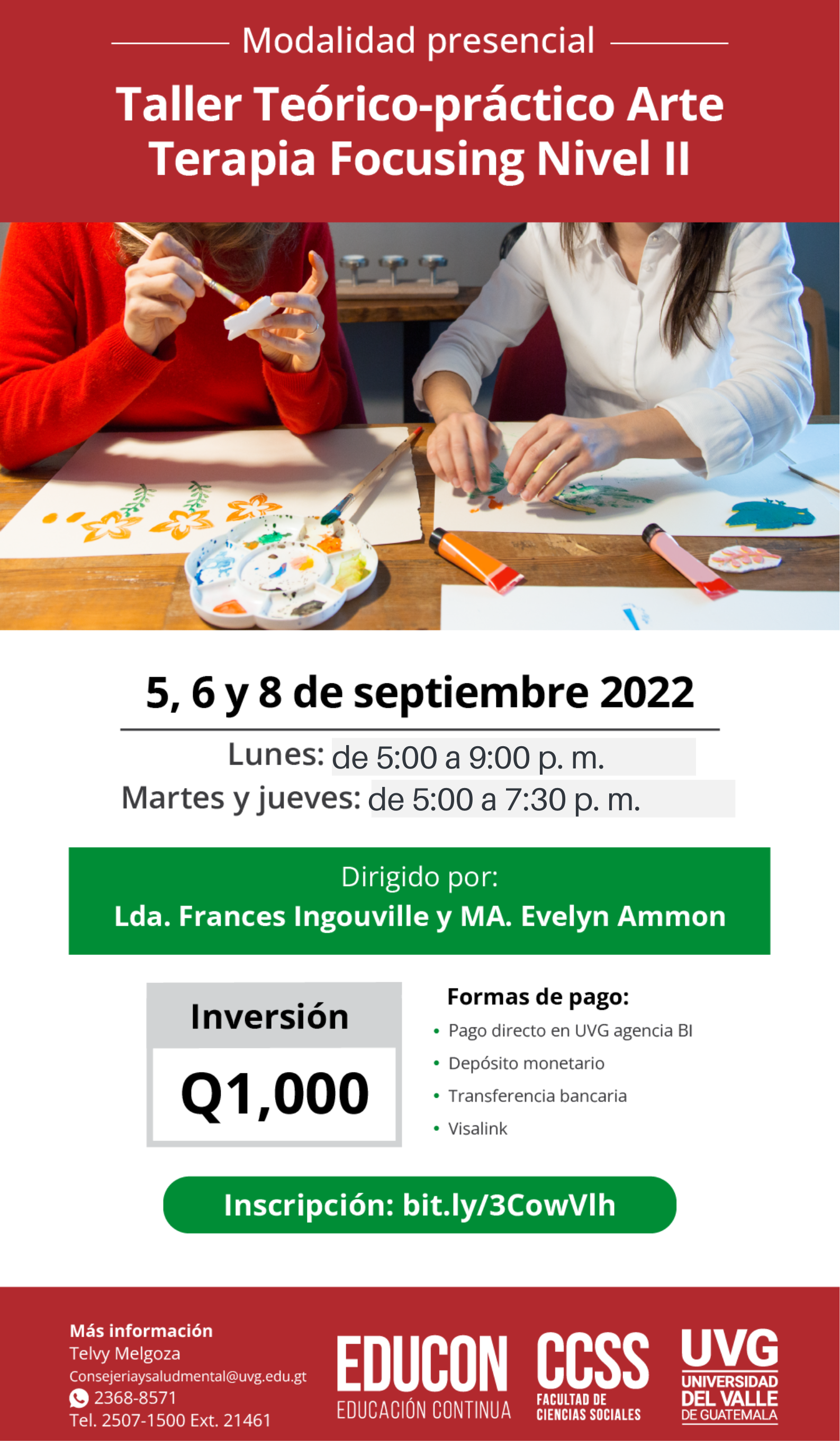 TALLER TEÓRICO-PRÁCTICO, ARTE TERAPIA Y FOCUSING