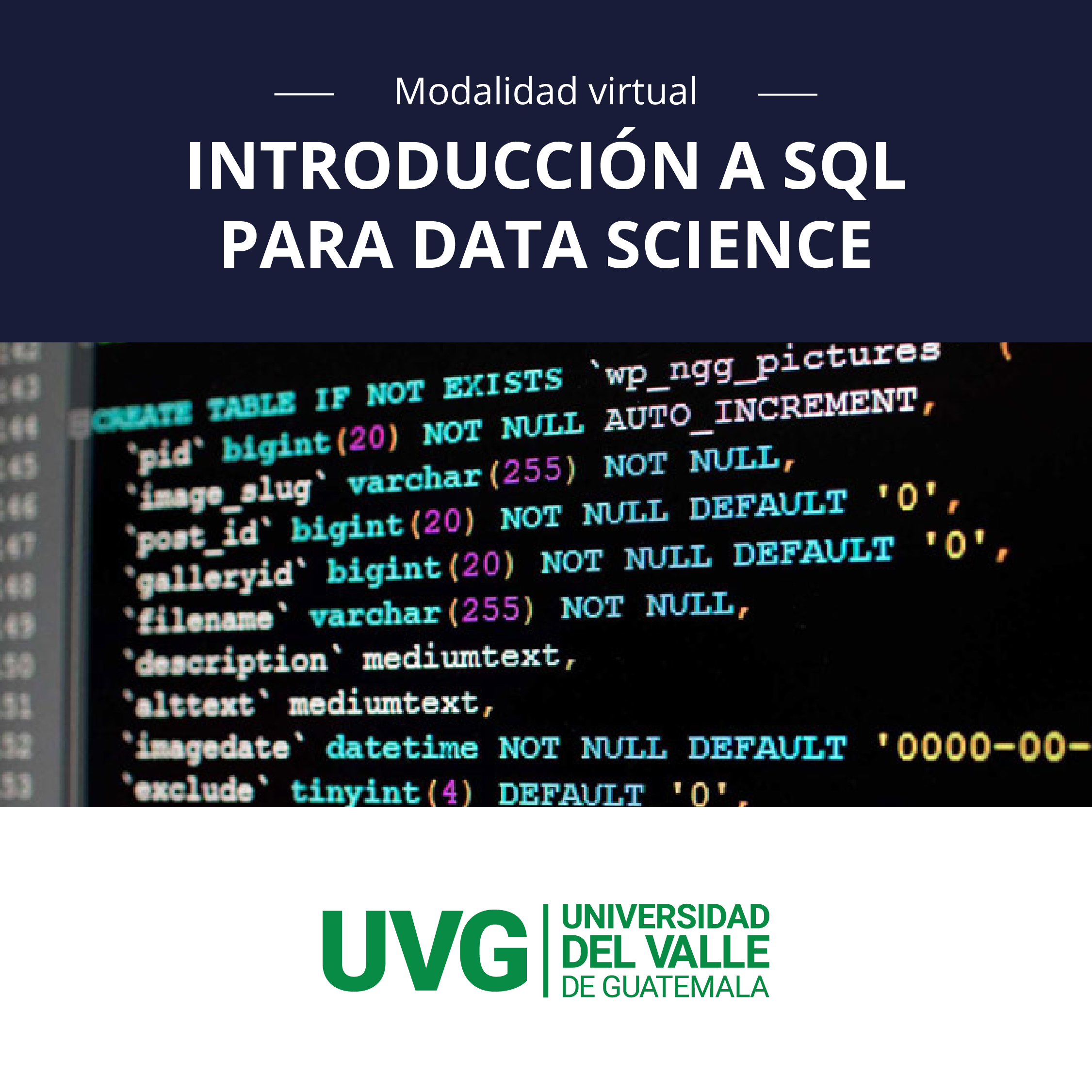 Introducción al SQL para Data Science