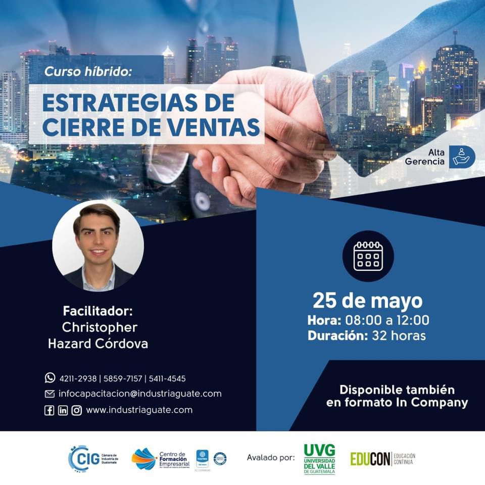 ESTRATEGIAS DE CIERRE DE VENTAS