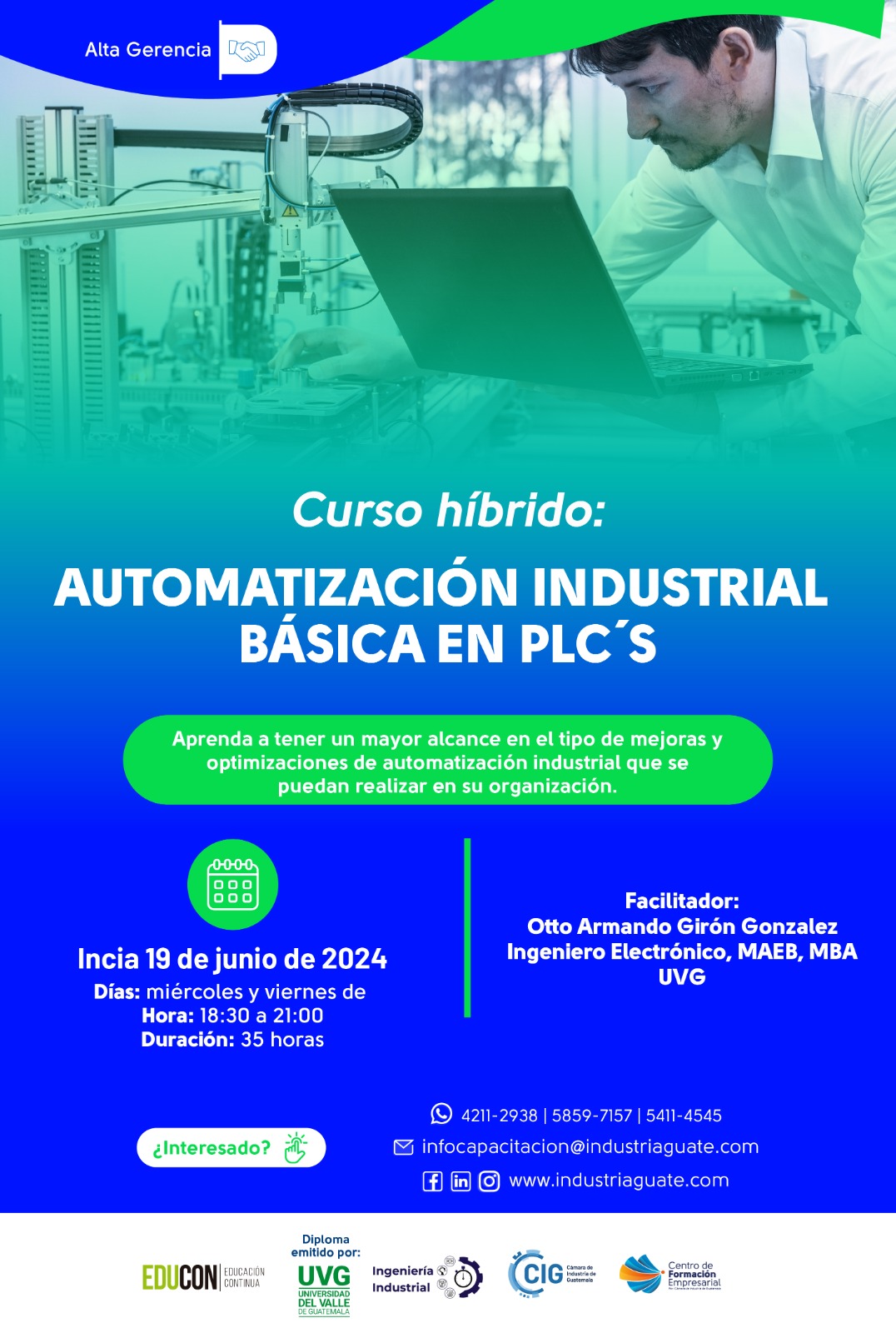 AUTOMATIZACIÓN INDUSTRIAL BÁSICA EN PLC´S