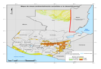 Crean mapas para áreas sensibles en Guatemala