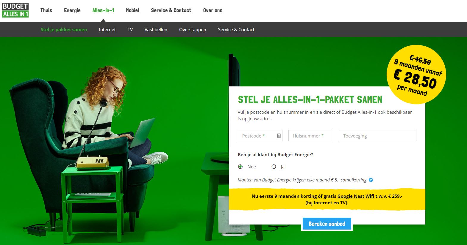 Budget alles in 1 review | Eenvoudig internetten T.V kijken en bellen