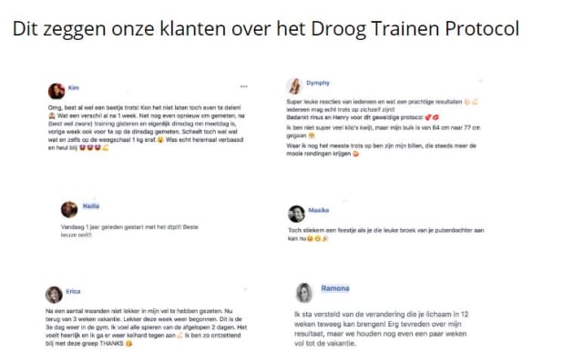 Droog Trainen Protocol Ervaringen Droog Trainen Protocol Ervaringen