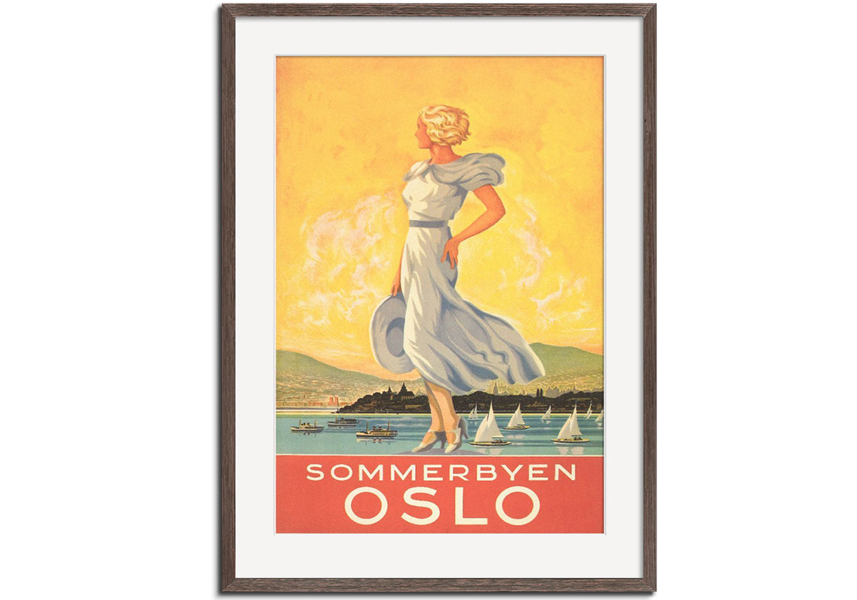 Oslo Travel Poster by 