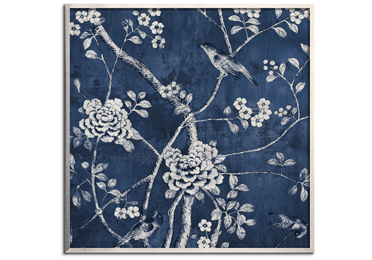 Garden Birds - (Blue) by 