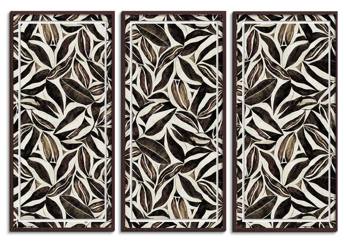 Brown Leaves Pattern by 