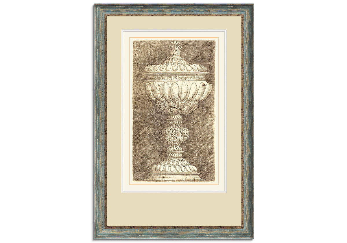 Goblet, Decorated with Pomegranate by 