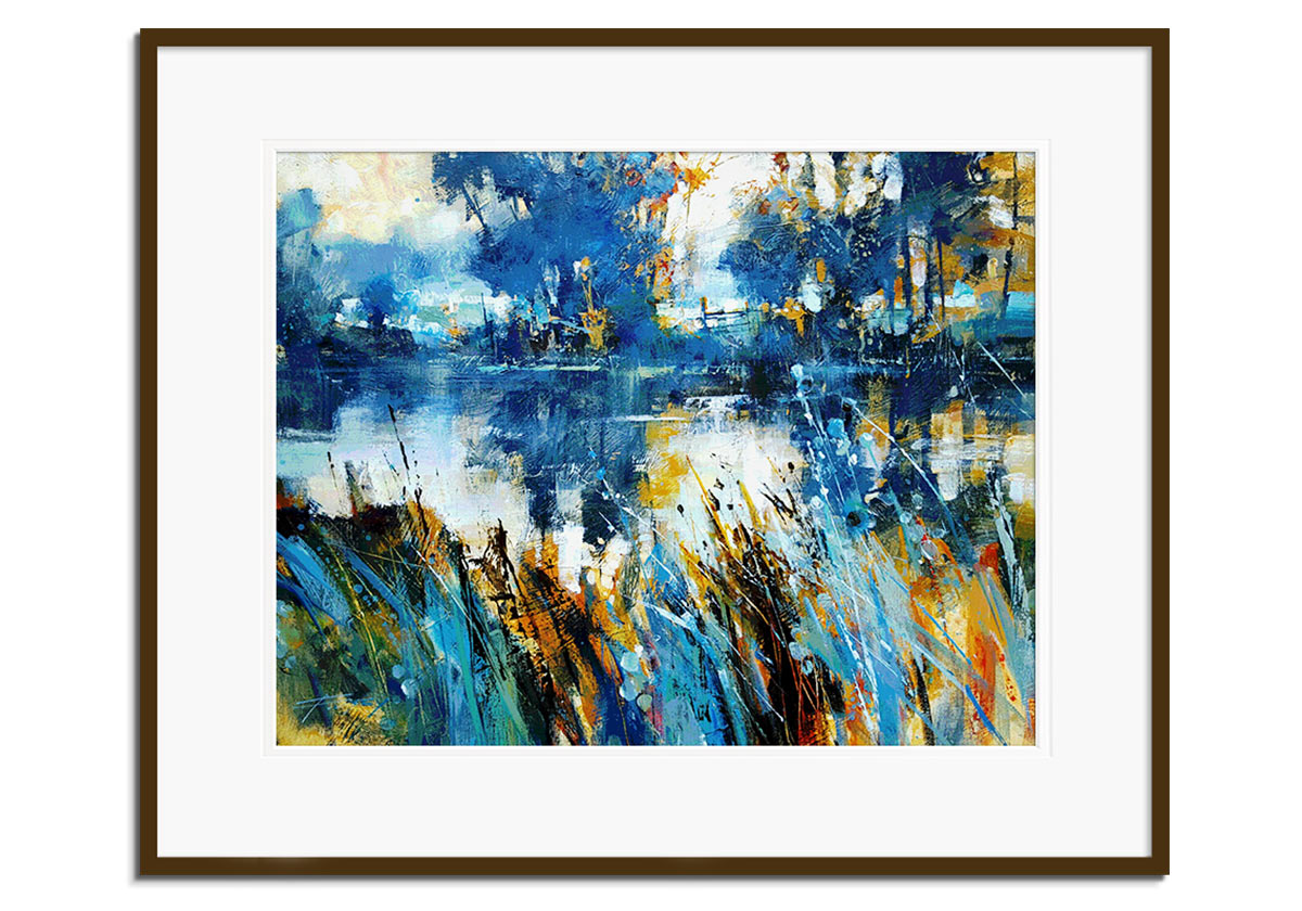 Teal Scape by 